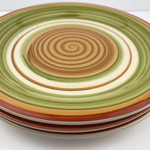 Pier 1 Imports Valencia Dinner Plate 10.5 in, set of three, hand painted - Picture 2 of 7